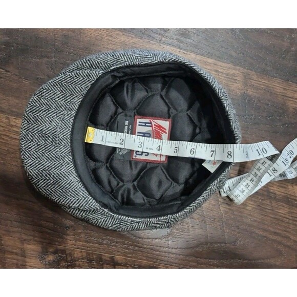 Minnesota Hats Men's Brown/white  Newsboy Cabbie wool Cap Made In USA - Picture 5 of 5